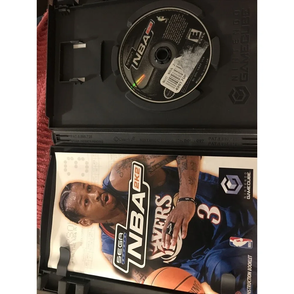 NBA 2K2 Nintendo‎ Gamecube Complete -- S2G --
